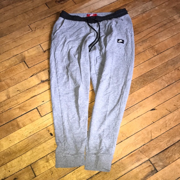 Nike Pants - Nike Gray Women's Track Joggers with Black Waistband